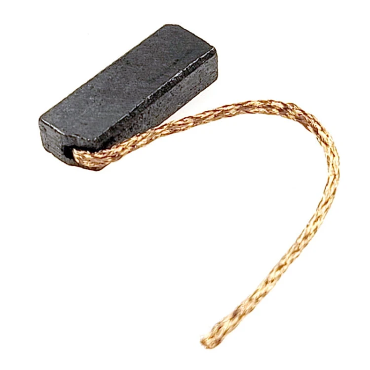 Szczotki grafitowo-miedziane 4,5x6,5x17mm, wyprowadzenie boczne