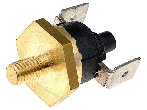 Termostat bimetaliczny NC 16A 250V 150st.C, reset, gwint M5