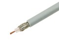Kabel koncentryczny RG58 linka CU oplot AL, szary