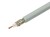 Kabel koncentryczny RG58 linka CU oplot AL, szary