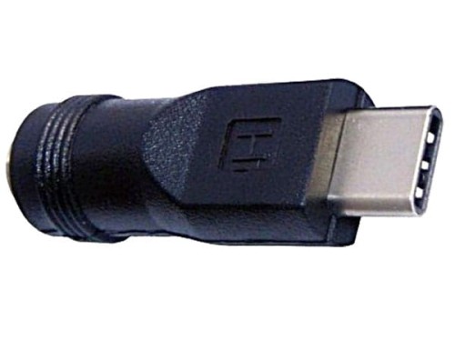 Adapter DC, gniazdo 2,1x5,5 na wtyk USB C