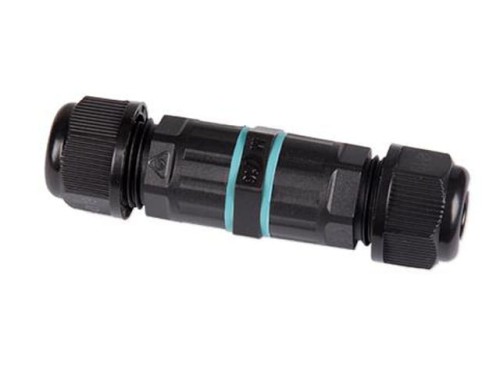 Złącze hermetyczne 3x2,5mm2 IP68, czarne