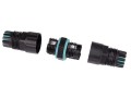 Złącze hermetyczne 3x2,5mm2 IP68, czarne