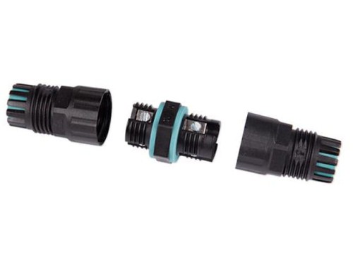 Złącze hermetyczne 3x2,5mm2 IP68, czarne