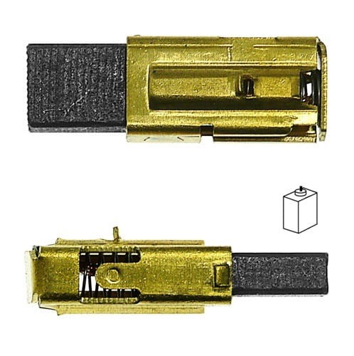 Szczotki węglowe 5x10x15mm szczotkotrzymacz; METABO 316046950