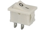 RSM101WH; przełącznik klawiszowy ON-OFF bistabilny biały, 6A 250V