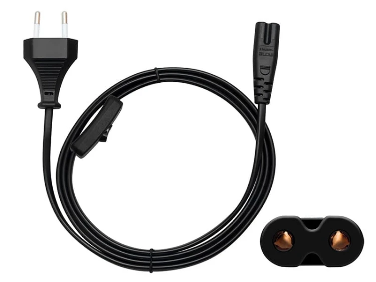 Kabel zasilający dwustronny z wyłącznikiem