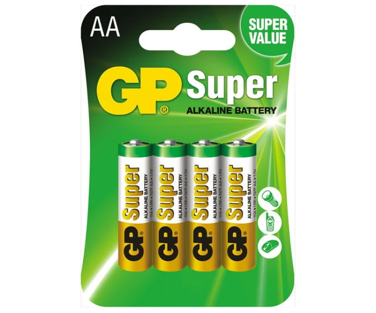Bateria alkaliczna LR6 GP SUPER opak.4szt