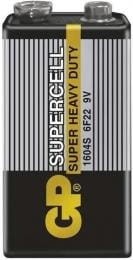 Bateria cynkowa 9V 6F22; GP SuperCell