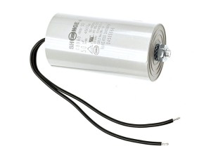 Kondensator do silników 50uF 450VAC, przewody