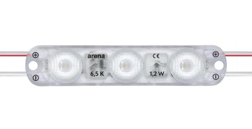 Moduł LED ARENA LENS HE SAMSUNG 12V DC;2835;6500K;1.08W/90mA;130lm;IP65