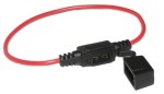 Gniazdo bezpiecznika płaskiego MINI 10,9mm, przewód 1,5mm2 (16AWG) 