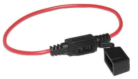 Gniazdo bezpiecznika płaskiego MINI 10,9mm, przewód 1,5mm2 (16AWG)