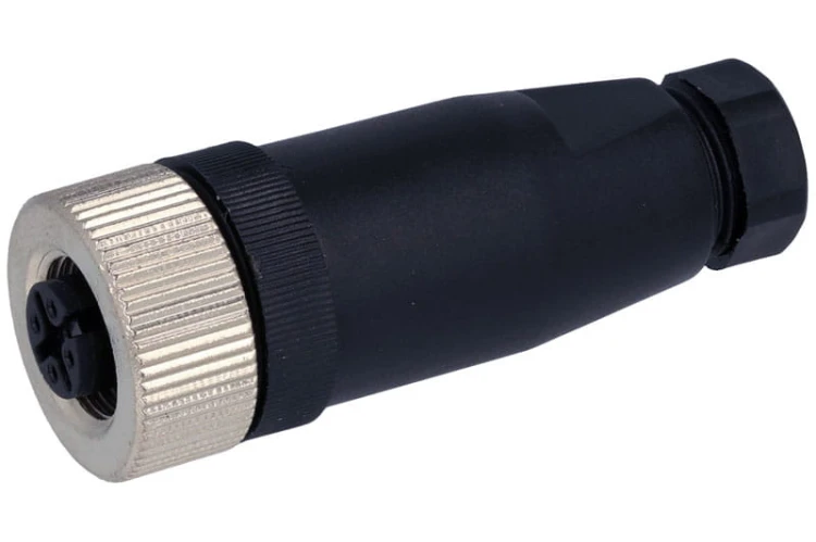Złącze M12 5p IP67, wtyk żeński prosty; KLS15-M12 A-P205-PG7