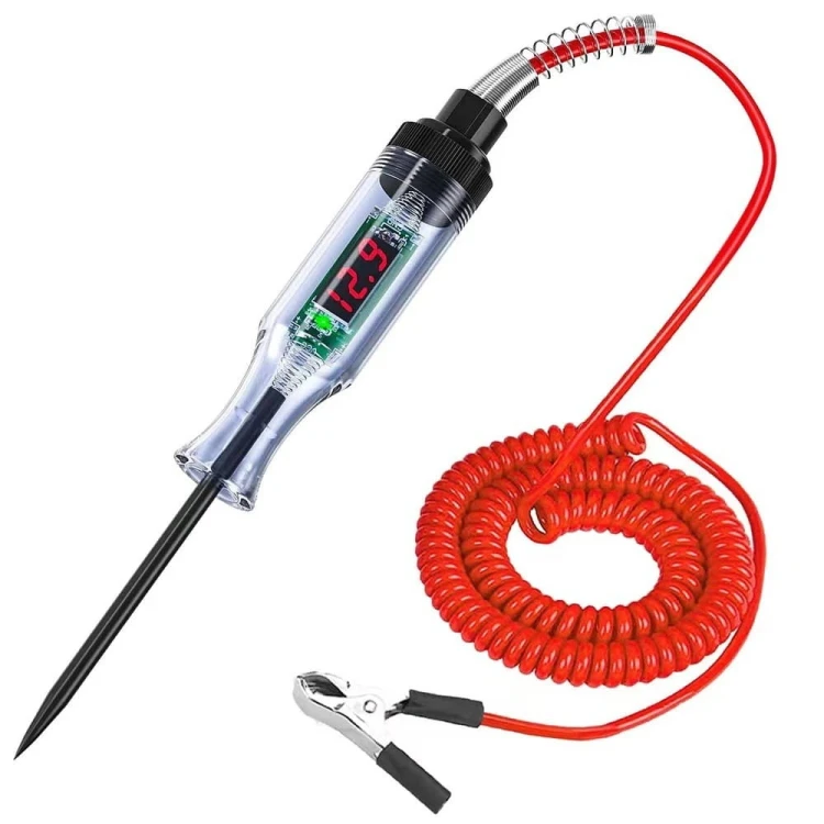 Tester napięcia, samochodowy, 5-120V, z woltomierzem
