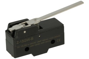 Z15GW-B; Wyłącznik krańcowy, dźwignia 63mm prosta, 15A; Howo