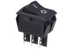 RSM202BK-MR3; przełącznik klawiszowy ON-ON bistabilny DPDT czarny; Canal MR3