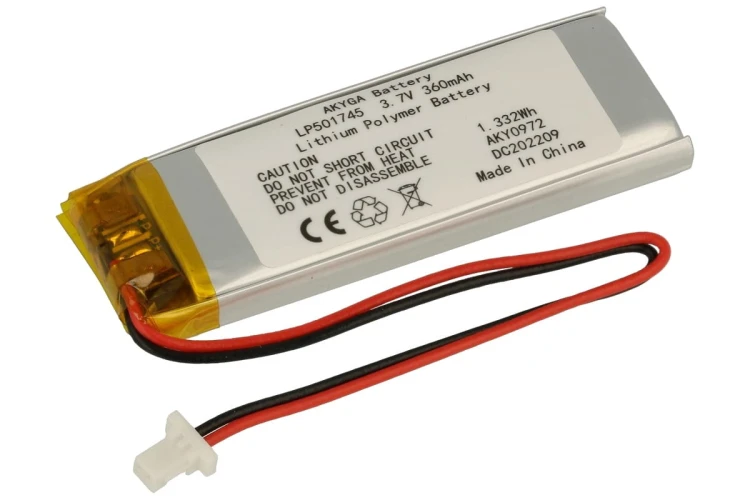 Li-Poly 3,7V 360mAh 5x17x45mm