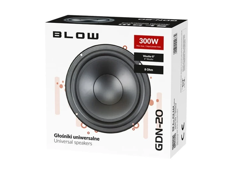 Głośnik 20cm 8cali, 300W 8ohm; BLOW GDN-20