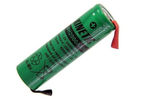 Akumulator R6(AA) 2000mAh, blaszki lutownicze; Kinetic