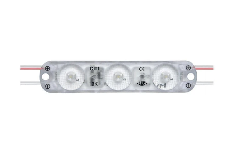 Moduł LED 0,72W 58lm 3000K (biały ciepły) IP68 12VDC, 3xSMD; Samsung Eco Lens