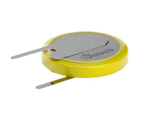 Bateria CR2032 3V blaszki 1x1 rozstaw 10,5mm