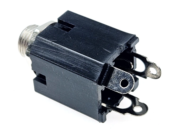 Gniazdo Jack 6,3mm stereo, kwadrat, montażowe