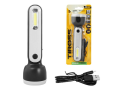 Latarka TS-1854 1xLED 3W+1xCOB 1W, akumulator 1200mAh; Tiross
