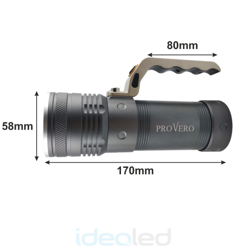 Latarka ProVero - szperacz; akumulatorowa LED 10W CREE XM-L