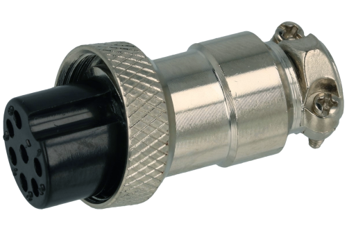 Złącze mikrofonowe CB / NC 7pin, wtyk żeński na przewód