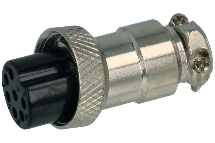 Złącze mikrofonowe CB / NC 7pin, wtyk żeński na przewód