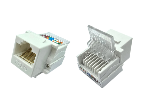 Gniazdo/moduł keystone RJ45 CAT.5E beznarzędziowe