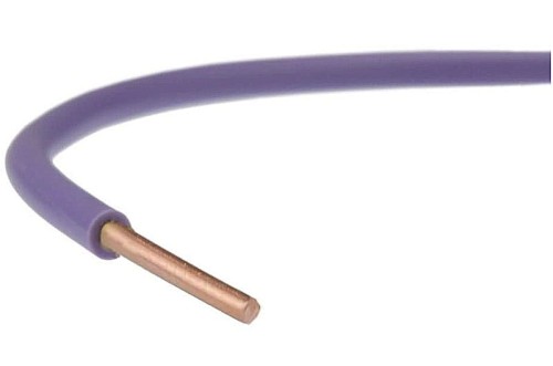 Przewód DY 2,5mm2 fioletowy, 450/750V H07V‑U