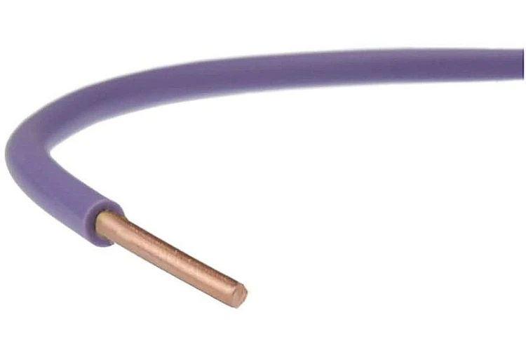 Przewód DY 2,5mm2 fioletowy, 450/750V H07V‑U
