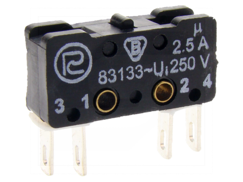83-133s; Wyłącznik krańcowy 2,5A 250V, bez dźwigni