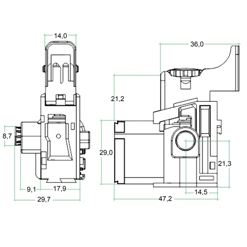 Przełącznik wiertarki CSB550RE Bosch
