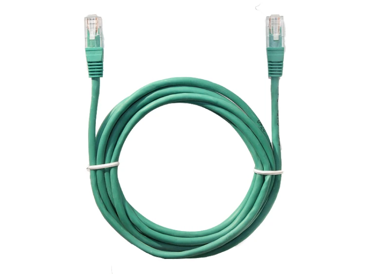 Patch Cord U/UTP kat.5e 3m CCA zielony