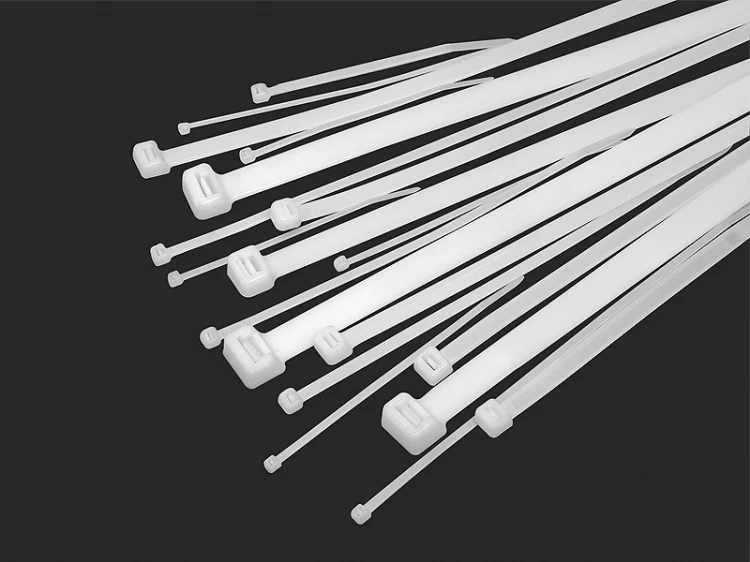 Opaska zaciskowa 300x4,8mm biała, trytytka, 100szt