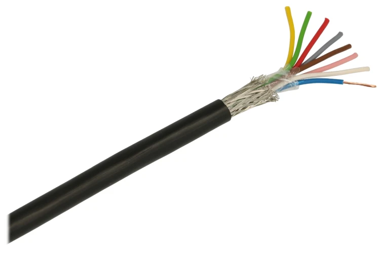 Przewód sterowniczy LIYCY 8x0,14mm2 linka, ekranowany; Technokabel