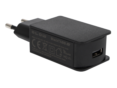 Zasilacz, ładowarka z gniazdem USB, 5V 2A; Blow