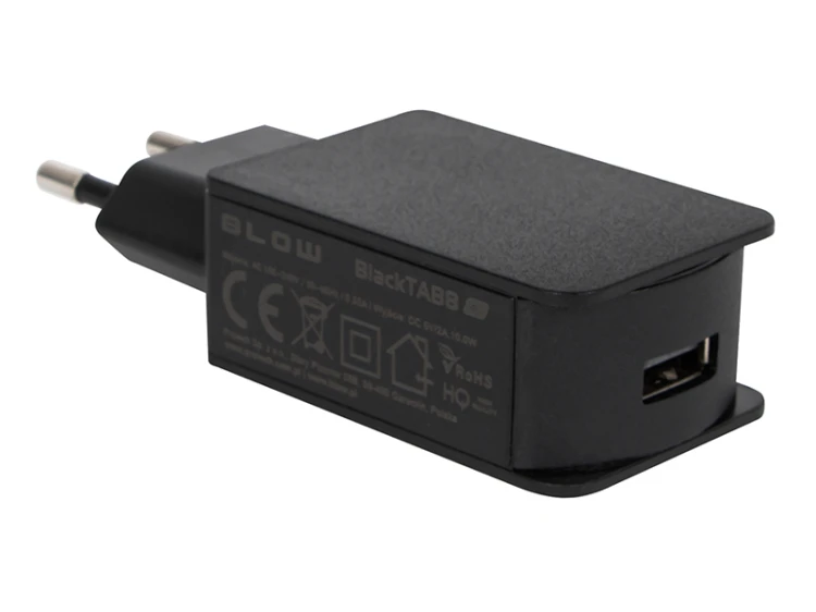 Zasilacz, ładowarka z gniazdem USB, 5V 2A; Blow