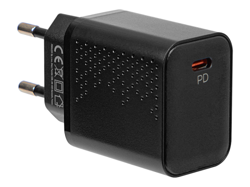 Ładowarka USB PD 25W czarna, gniazdo USB-C; BLOW