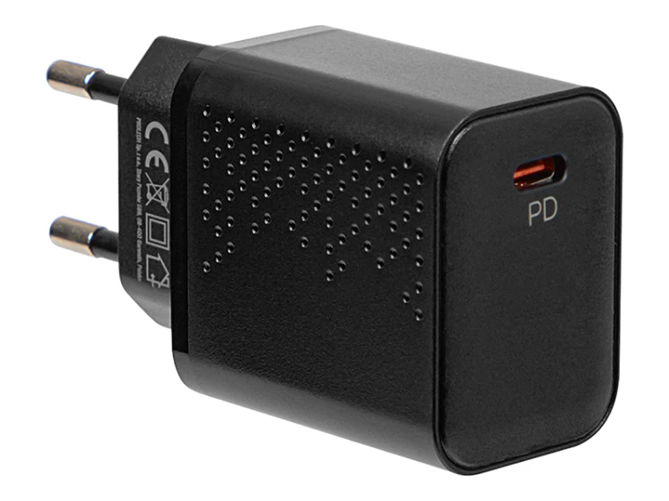 Ładowarka USB PD 25W czarna, gniazdo USB-C; BLOW