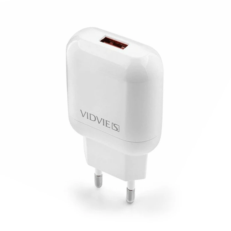 Ładowarka USB 5V 2,4A, gniazdo USB-A; VIDVIE