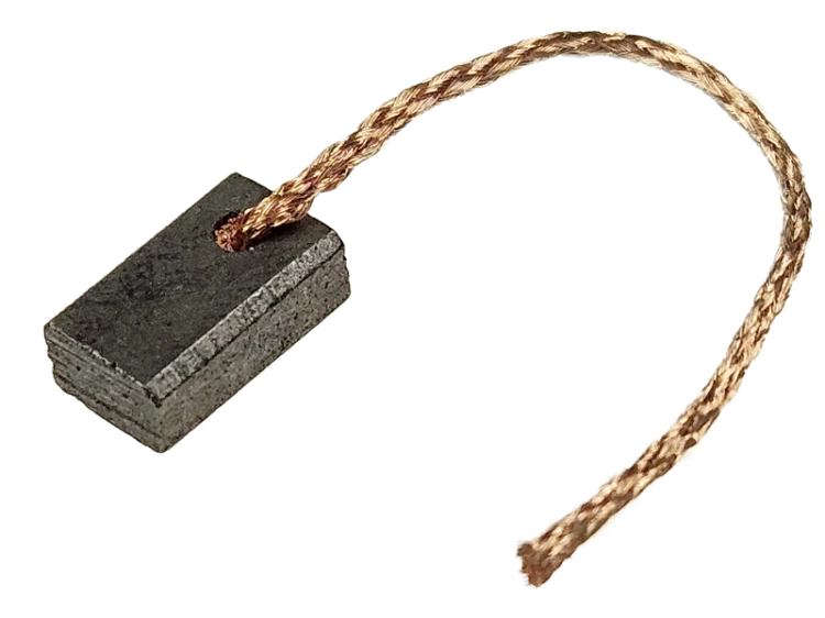 Szczotki grafitowo-miedziane 4x6x10mm, wyprowadzenie boczne