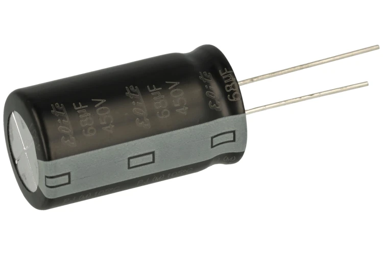 Kondensator elektrolityczny 68uF 450V 18x31,5mm; ELITE