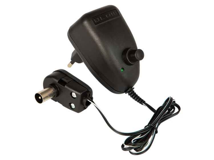 Zasilacz antenowy 12V 100mA impulsowy z regulacją, dioda LED
