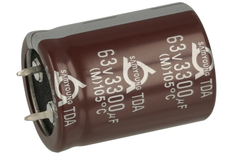 Kondensator elektrolityczny 3300uF 63V SNAP-IN 24,5x35mm