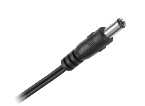 Wtyk zasilający 5,5x2,1 prosty z przewodem 120cm