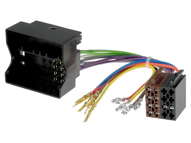 Adapter instalacji radiowej BMW, Citroen, Ford, Mercedes, Opel, Peugeot, VW, Skoda na ISO (uni)